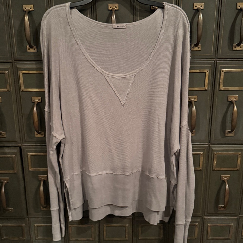LA made Lightweight Waffle texture top